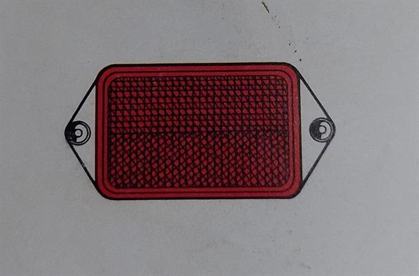 CATADIOTTRO RETTANGOLARE rosso