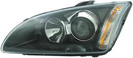 FARO DX FOCUS 05-> C/NERO MOTORE AFS