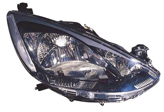 FARO DX MAZDA 2 07->H4 p/nera