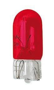 LAMPADE 12V 1.2W Z/VETRO  T5 ROSSA