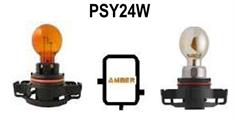 LAMPADE 12V 24W AMBER PSY24W-PG20/4