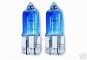 LAMP.T10 12V 6W ALOGENA BLU LUCE ULTRABIANCA COPPIA