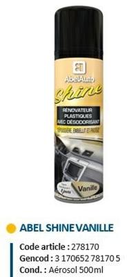 ABEL SHINE VANIGLIA 500ML