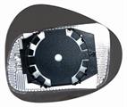 PIASTRA C/VETRO SX LANCIA Y 10> TERM