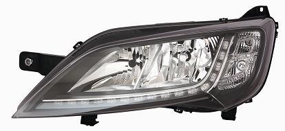 FARO DX DUCATO 14>PARABOLA NERA LED