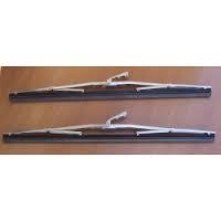 COPPIA SPAZZOLE TERGI 500 ATT.PICCOLO CROMATA X BRACCIO A VITE