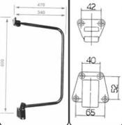 BRACCIO SP.DX MM.340 GRIGIO
