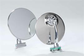 SPECCHIO CROMATO CON MORSETTO BASSO