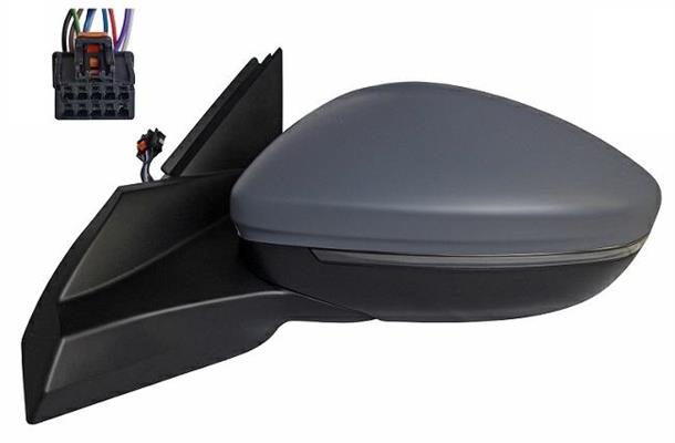 SPECCHIO ELE SX P.2008 19-> C/PR RIB CORTES 10 PIN