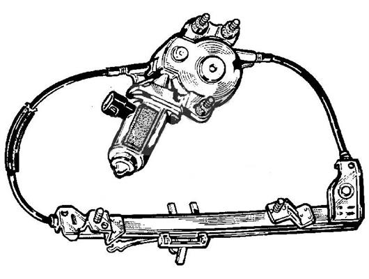ALZACR.EL.POST SX BRAVA 95->02 ****