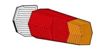 LENTE PST DX/SX DYANE 67->83 MOD C/TARGA