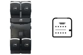 INTERR.ALZACR.ANT SN GOLF VI 08->12 10 PIN NERO/CROMO