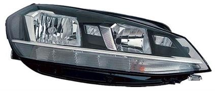 FARO SX GOLF 7 LED-DIURNA 17-> P/NERA