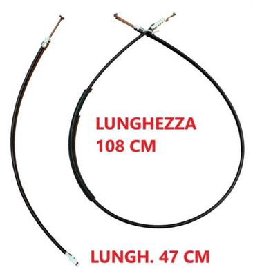 KIT 2 CAVI DUCATO 06->14-> MANIGLIA EST. PORTA SCORREVOLE